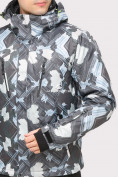 Купить Куртка горнолыжная мужская серого цвета 18108Sr, фото 5