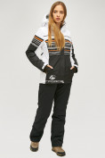 Купить Женский зимний горнолыжный костюм черного цвета 01856Ch
