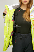 Купить Женский зимний горнолыжный костюм салатового цвета 01856Sl, фото 8