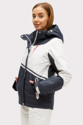 Купить Куртка горнолыжная женская темно-синего цвета 1811TS, фото 2