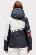 Купить Куртка горнолыжная женская темно-синего цвета 1811TS, фото 3