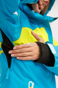 Купить Куртка горнолыжная женская синего цвета 1811S, фото 6