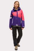 Купить Костюм горнолыжный женский темно-фиолетового цвета 01811TF