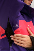 Купить Костюм горнолыжный женский темно-фиолетового цвета 01811TF, фото 10