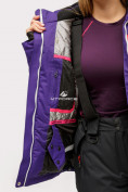 Купить Костюм горнолыжный женский темно-фиолетового цвета 01811TF, фото 12