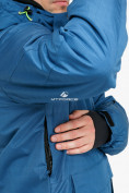 Купить Куртка горнолыжная мужская голубого цвета 18122Gl, фото 5