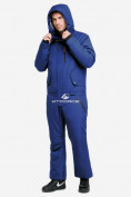 Купить Комбинезон горнолыжный мужской синего цвета 18126S, фото 2