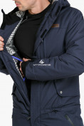 Купить Комбинезон горнолыжный мужской темно-синего цвета 18126TS, фото 9