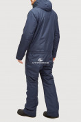 Купить Комбинезон горнолыжный мужской темно-синего цвета 18126TS, фото 6