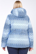 Купить Куртка горнолыжная женская большого размера синего цвета 1830S, фото 5