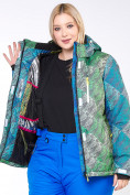 Купить Куртка горнолыжная женская большого размера салатового цвета 1830-2Sl, фото 7