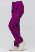 Купить Брюки женские из ткани softshell темно-фиолетового цвета 1851-1TF, фото 6