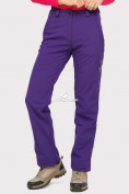 Купить Брюки женские большого размера фиолетового цвета  1852-1F, фото 2