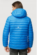 Купить Куртка мужская стеганная голубого цвета 1852G, фото 4
