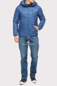 Купить Куртка мужская стеганная синего цвета 1858S