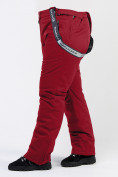 Купить Брюки горнолыжные женские большого размера бордового цвета 1878Bo, фото 8