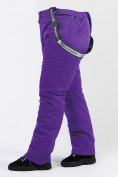 Купить Брюки горнолыжные женские большого размера фиолетового цвета 1878F, фото 8