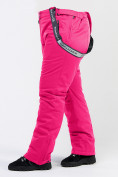Купить Брюки горнолыжные женские большого размера розового цвета 1878R, фото 8