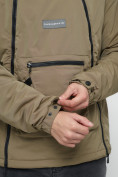 Купить Куртка-анорак  спортивная мужская бежевого цвета 1887B, фото 12