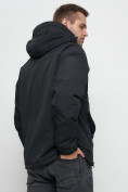 Купить Куртка-анорак  спортивная мужская черного цвета 1887Ch, фото 14