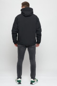 Купить Куртка-анорак  спортивная мужская черного цвета 1887Ch, фото 5