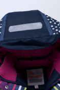 Купить Куртка горнолыжная для девочки темно-синего цвета 18930TS, фото 4