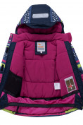 Купить Куртка горнолыжная для девочки темно-синего цвета 18930TS, фото 3