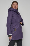 Купить Парка MTFORCE женская с капюшоном фиолетового цвета 19002F, фото 8