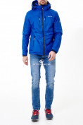 Купить Молодежная куртка мужская синего цвета 1913S