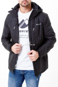 Купить Молодежная куртка мужская черного цвета 1913Ch, фото 5