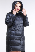 Купить Куртка зимняя женская молодежная темно-синего цвета 191923_02TS, фото 5