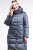 Купить Куртка зимняя женская молодежная темно-серого цвета 191923_11TС, фото 2
