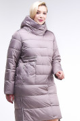 Купить Куртка зимняя женская молодежная бежевого цвета 191923_12B, фото 4