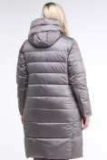 Купить Куртка зимняя женская молодежная серого цвета 191923_30Sr, фото 4