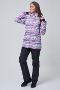 Купить Женский зимний горнолыжный костюм фиолетового цвета 01937F, фото 2