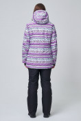 Купить Женский зимний горнолыжный костюм фиолетового цвета 01937F, фото 5