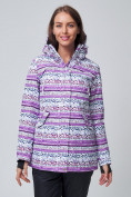Купить Женский зимний горнолыжный костюм фиолетового цвета 01937F, фото 8