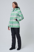 Купить Женский зимний горнолыжный костюм салатового цвета 01937Sl, фото 2