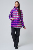 Купить Женский зимний горнолыжный костюм  темно-фиолетового цвета 01937TF