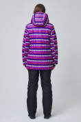 Купить Женский зимний горнолыжный костюм  темно-фиолетового цвета 01937TF, фото 3