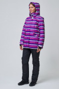 Купить Женский зимний горнолыжный костюм  темно-фиолетового цвета 01937TF, фото 4