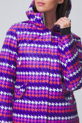 Купить Женский зимний горнолыжный костюм  темно-фиолетового цвета 01937TF, фото 7