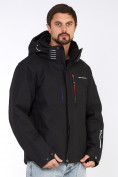 Купить Мужская зимняя горнолыжная куртка большого размера черного цвета 19471Ch, фото 2