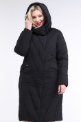 Купить Куртка зимняя женская классическая одеяло черного цвета 191949_01Ch, фото 5