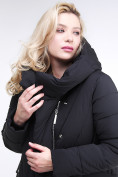 Купить Куртка зимняя женская классическая одеяло черного цвета 191949_01Ch, фото 6