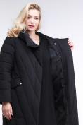 Купить Куртка зимняя женская классическая одеяло черного цвета 191949_01Ch, фото 7