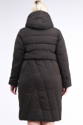 Купить Куртка зимняя женская классическая одеяло коричневого цвета 191949_09K, фото 5