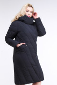 Купить Куртка зимняя женская классическая одеяло темно-серого цвета 191949_11TC, фото 4
