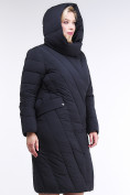 Купить Куртка зимняя женская классическая одеяло темно-серого цвета 191949_11TC, фото 7