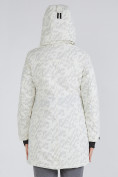 Купить Куртка парка зимняя женская белого цвета 1949Bl, фото 7
